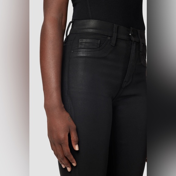 Hudson Barbara High Rise Bootcut Jean noir coated - Picture 8 of 10